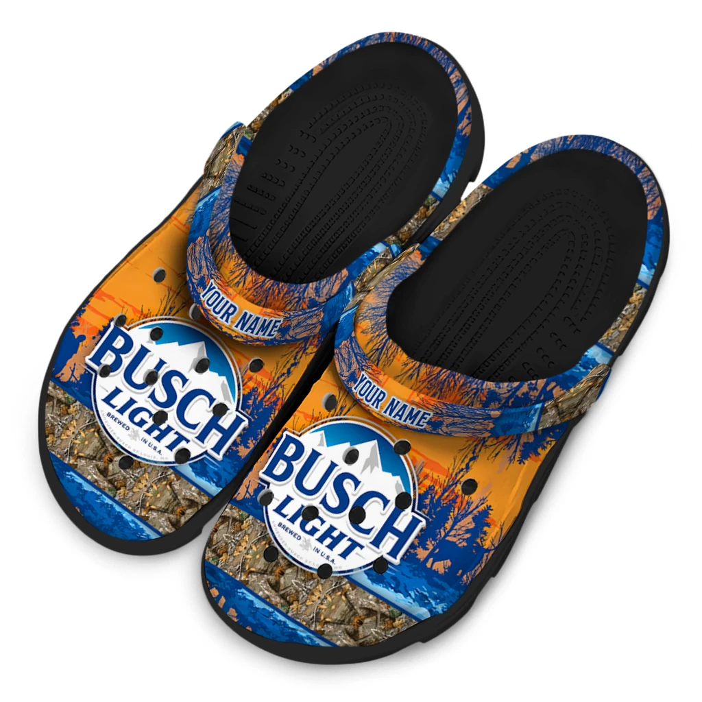 customized-busch-light-busch-sunset-orange-blue-clogs-latest-model-hey-clogs.webp