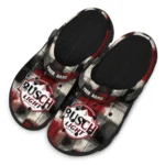 customized-busch-light-circle-emblem-red-black-clogs-best-selling-hey-clogs.webp