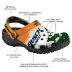 customized-busch-light-the-trophy-can-orange-green-clogs-best-selling-hey-clogs.webp