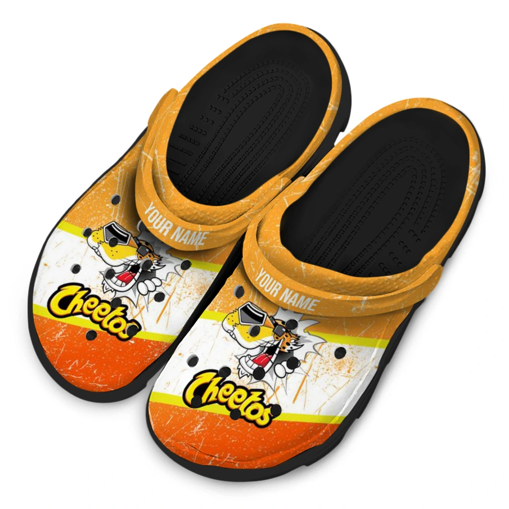 customized-cheetos-cheetah-snap-orange-white-clogs-latest-model-hey-clogs.webp