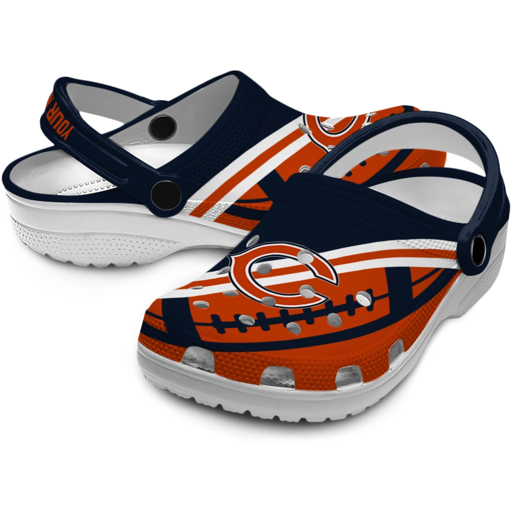customized-chicago-bears-football-motif-clogs-high-quality