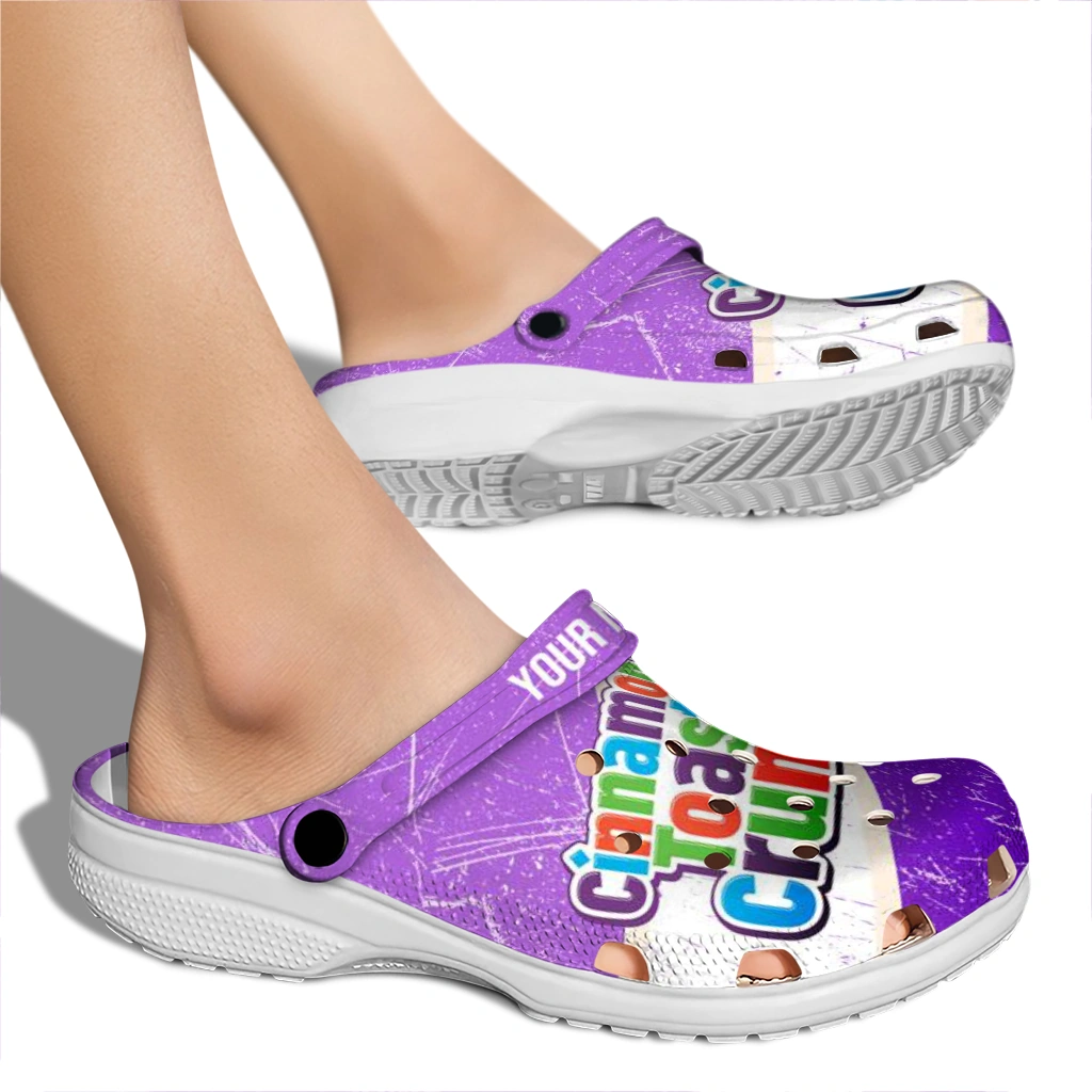 customized-cinamon-toast-crunch-logo-focus-purple-white-clogs-fashion-forward-hey-clogs.webp