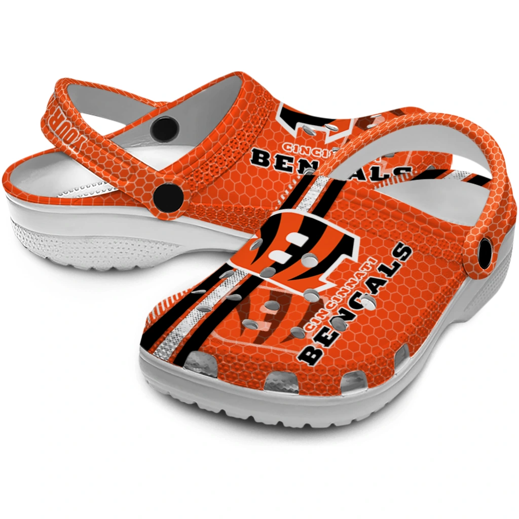 customized-cincinnati-bengals-contrasting-stripes-clogs-high-quality