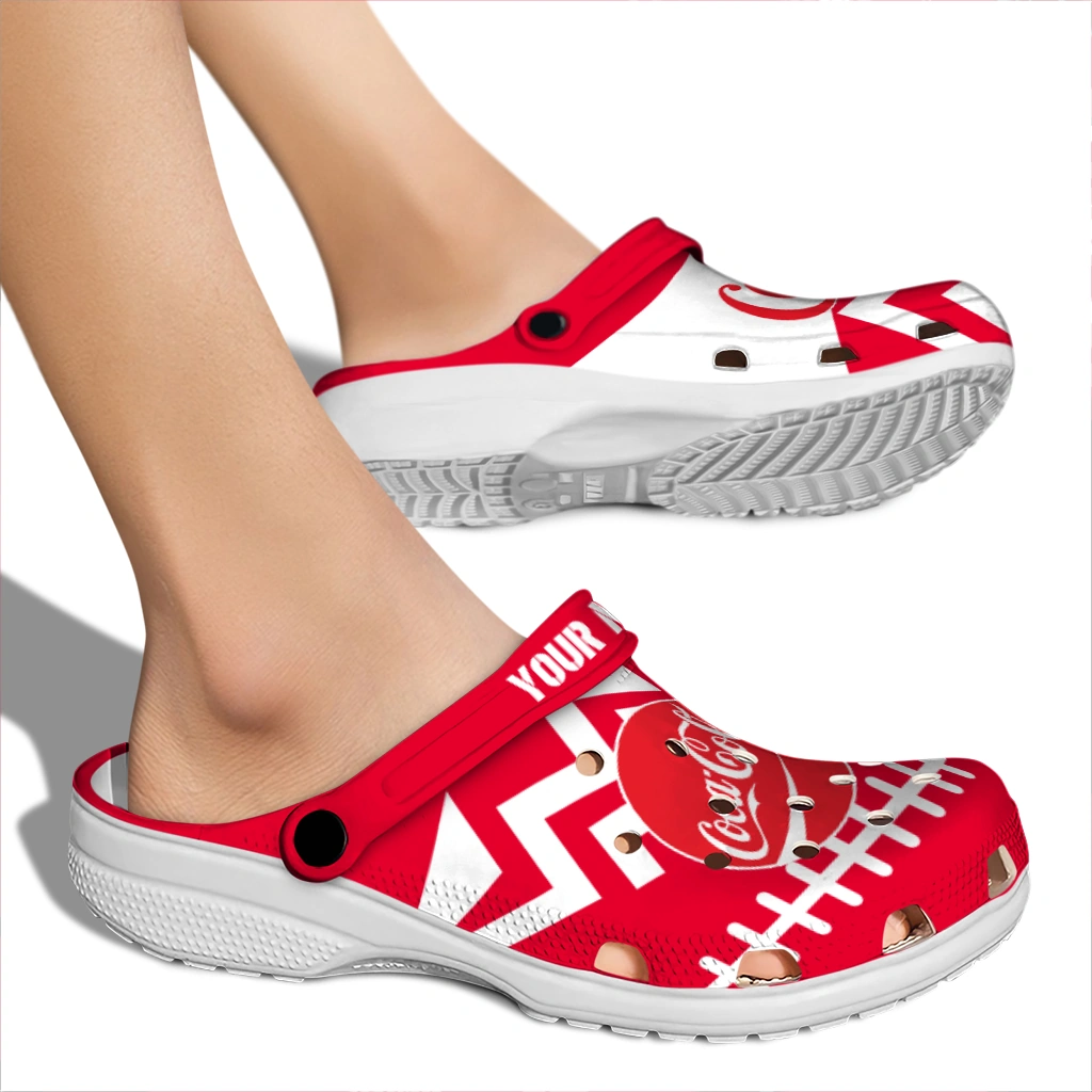 customized-coca-cola-ball-stripe-red-white-clogs-fashion-forward-hey-clogs.webp