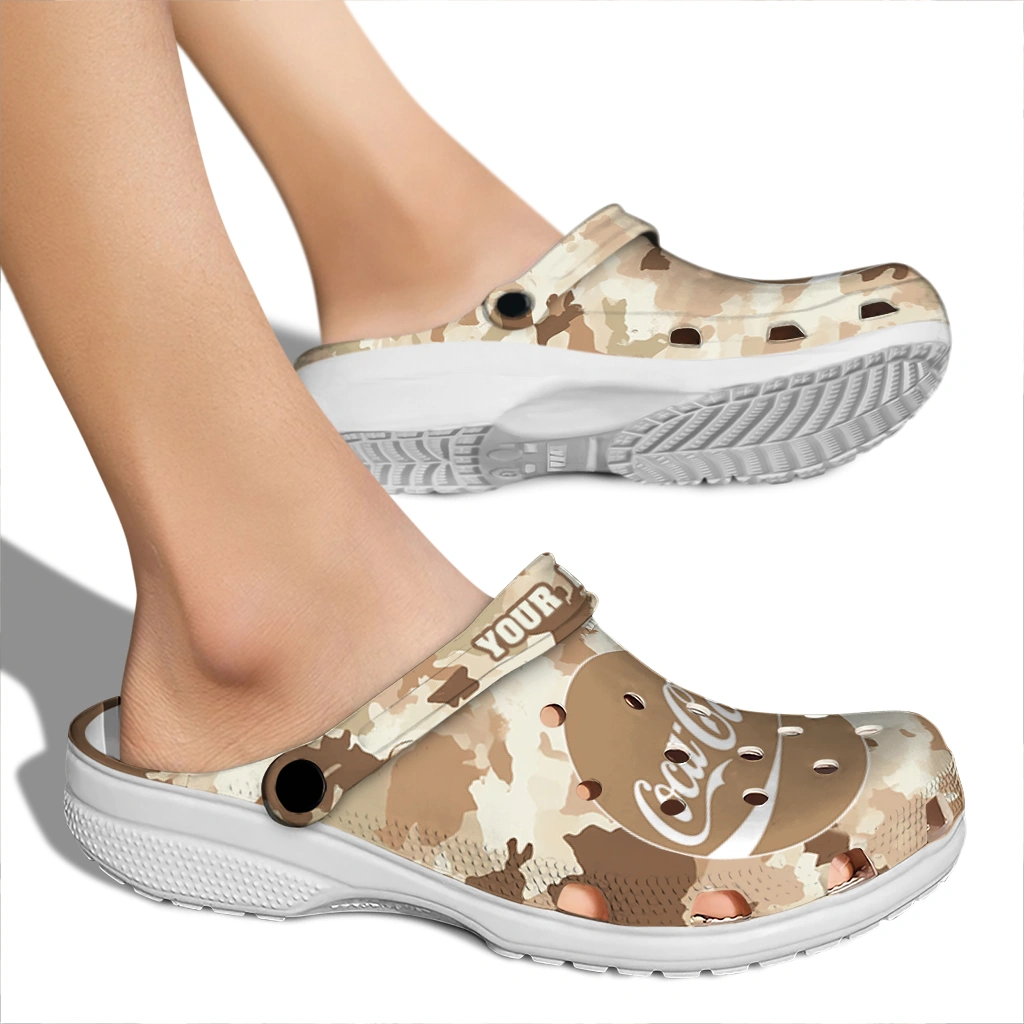 customized-coca-cola-beige-camouflage-beige-brown-clogs-fashion-forward-hey-clogs.webp