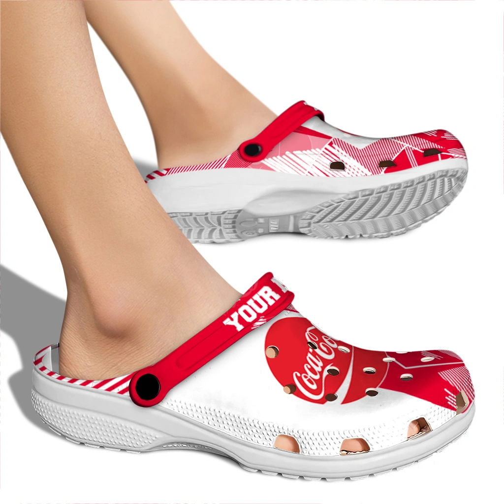 customized-coca-cola-mosaic-pattern-red-white-clogs-fashion-forward-hey-clogs.webp