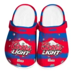 customized-coors-light-beer-logo-stripes-blue-red-clogs-best-selling-hey-clogs.webp