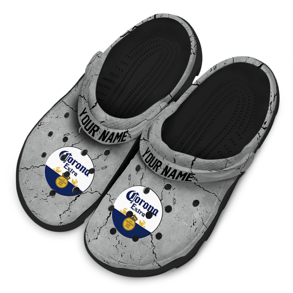 customized-corona-beer-bottle-cap-gray-clogs-latest-model-hey-clogs.webp
