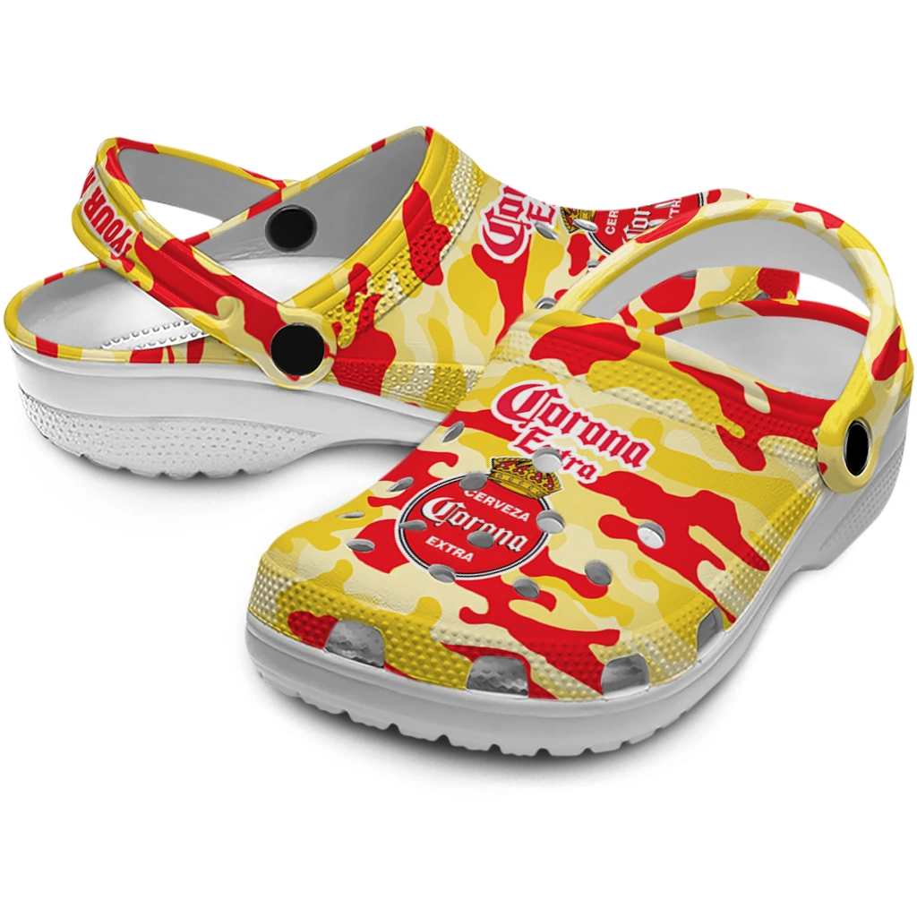customized-corona-beer-camouflage-yellow-red-clogs-high-quality-hey-clogs.webp