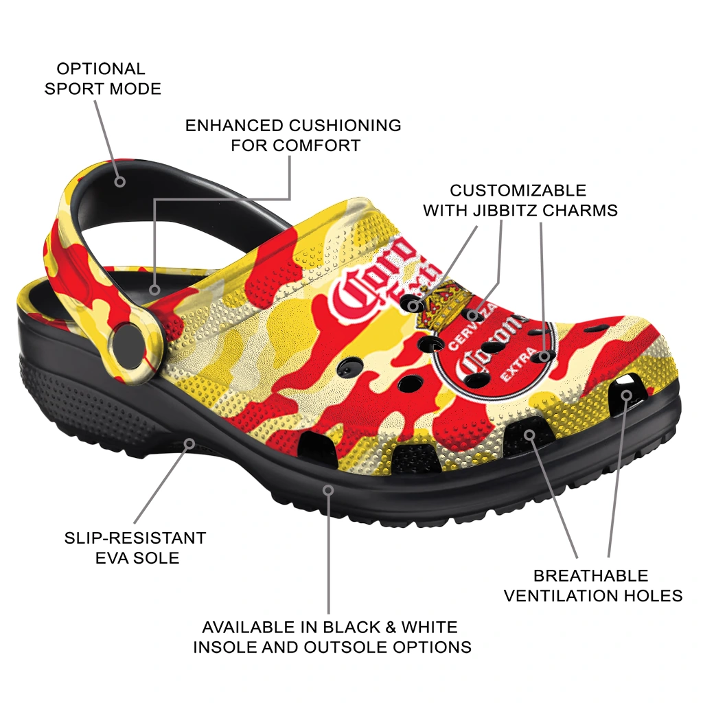 customized-corona-beer-camouflage-yellow-red-clogs-new-arrival-hey-clogs.webp