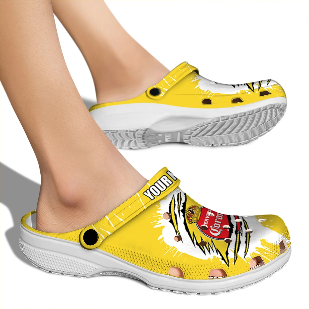 customized-corona-beer-claws-yellow-clogs-fashion-forward-hey-clogs.webp