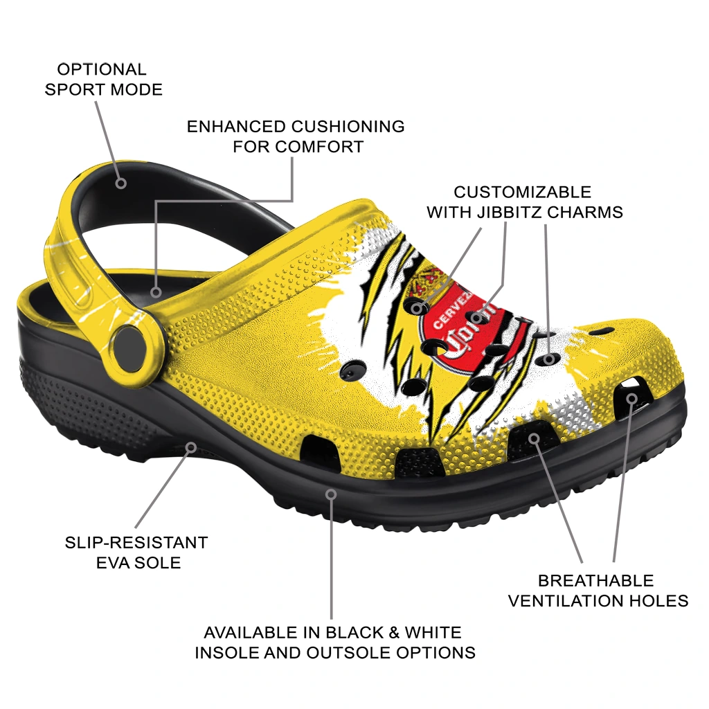 customized-corona-beer-claws-yellow-clogs-new-arrival-hey-clogs.webp