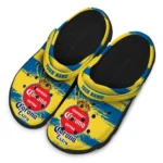 customized-corona-beer-splatter-effect-blue-yellow-clogs-best-selling-hey-clogs.webp
