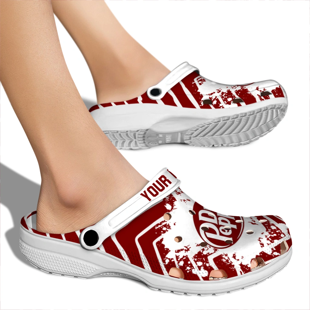 customized-dr-pepper-stripe-red-white-clogs-fashion-forward-hey-clogs.webp