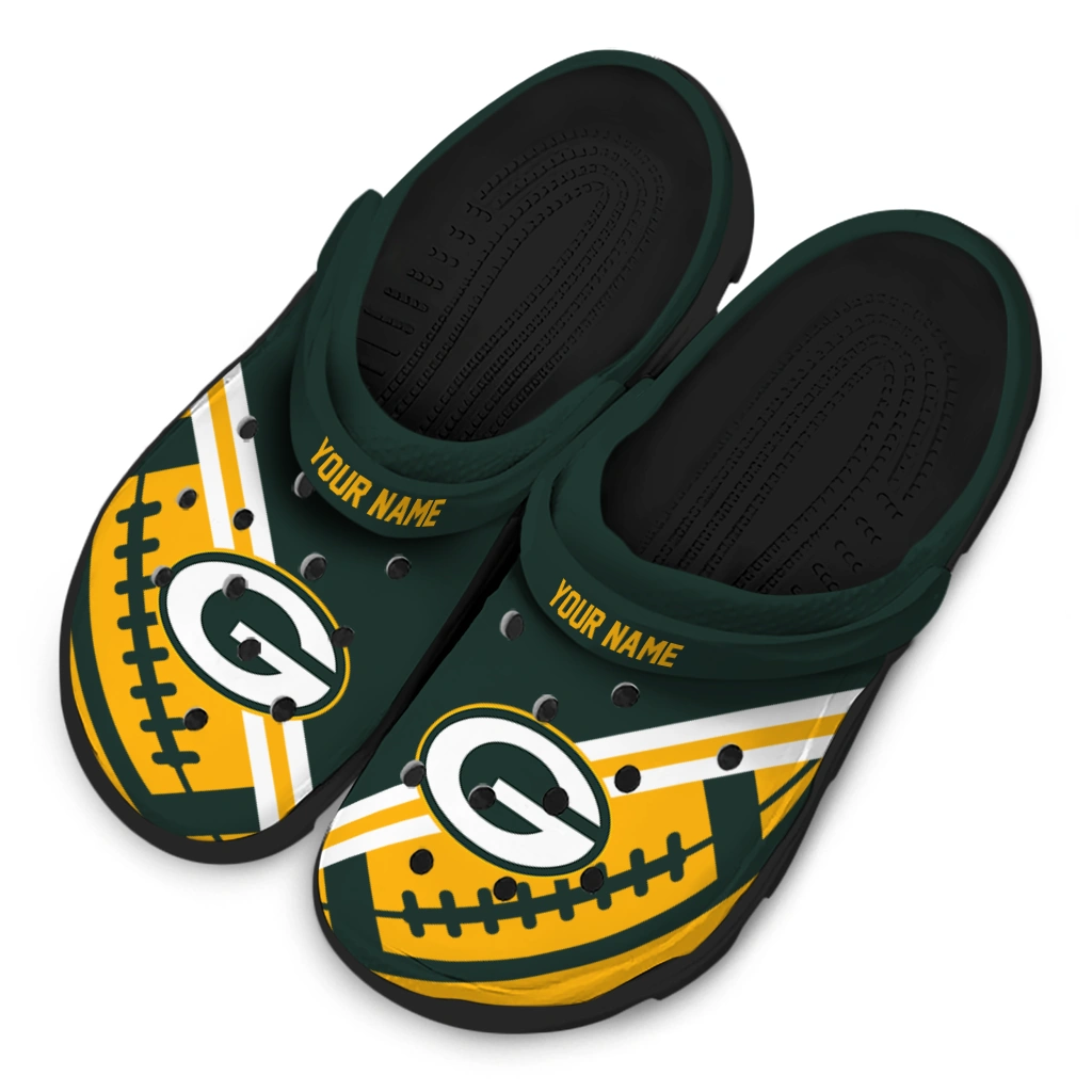 customized-green-bay-packers-football-motif-clogs-latest-model