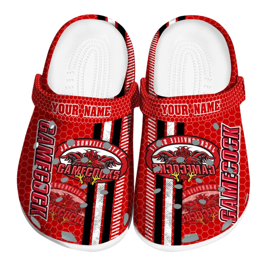 customized-jacksonville-state-gamecocks-contrasting-stripes-clogs-best-selling customized jacksonville state gamecocks contrasting stripes clogs best selling