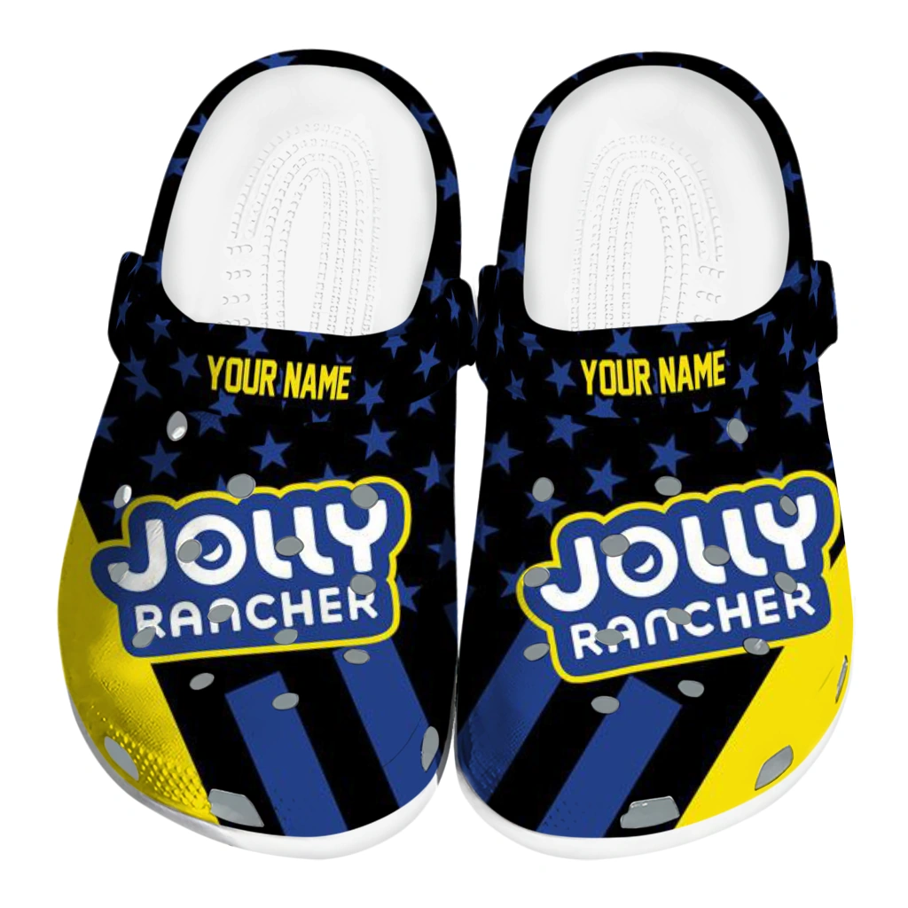customized-jolly-rancher-blue-stars-black-yellow-clogs-best-selling-hey-clogs.webp customized jolly rancher blue stars black yellow clogs best selling hey clogs