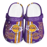 customized-los-angeles-lakers-contrasting-stripes-clogs-best-selling