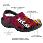 customized-louisiana-monroe-warhawks-contrasting-stripes-clogs-best-selling