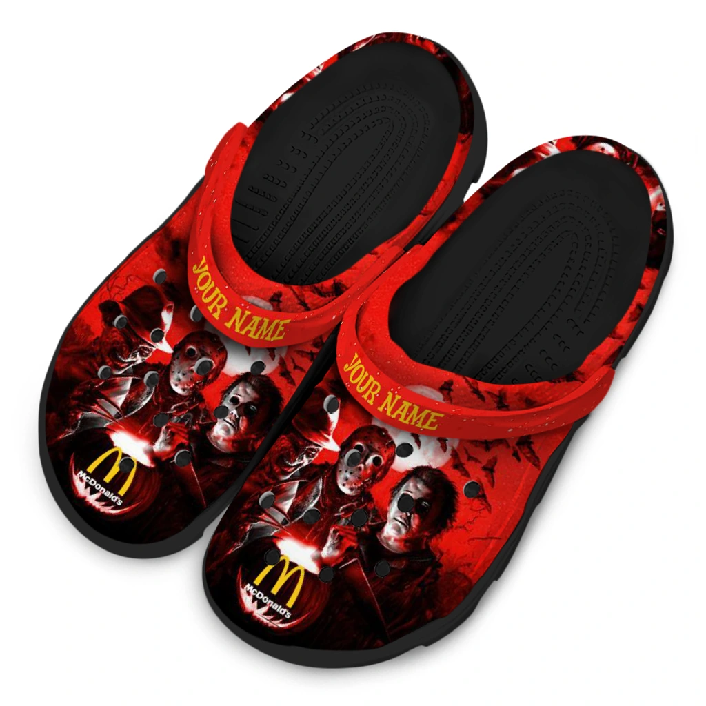 customized-mcdonalds-masked-trio-red-black-clogs-latest-model-hey-clogs.webp