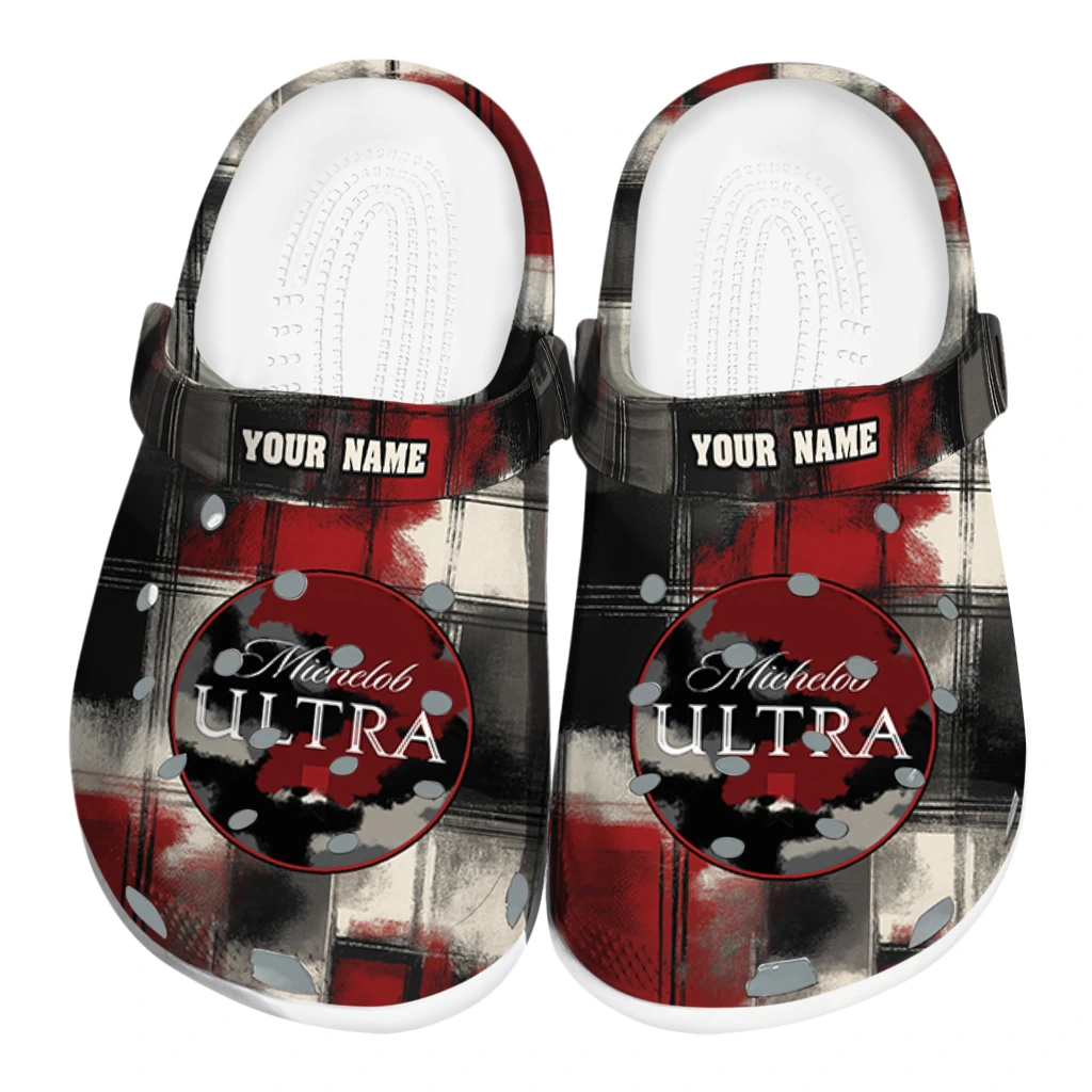 customized-michelob-ultra-plaid-pattern-red-black-clogs-best-selling-hey-clogs.webp customized michelob ultra plaid pattern red black clogs best selling hey clogs