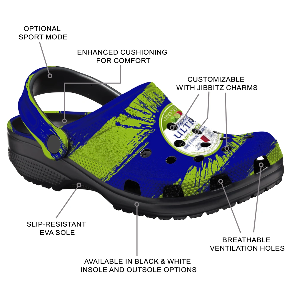 customized-michelob-ultra-title-emblem-blue-green-clogs-new-arrival-hey-clogs.webp