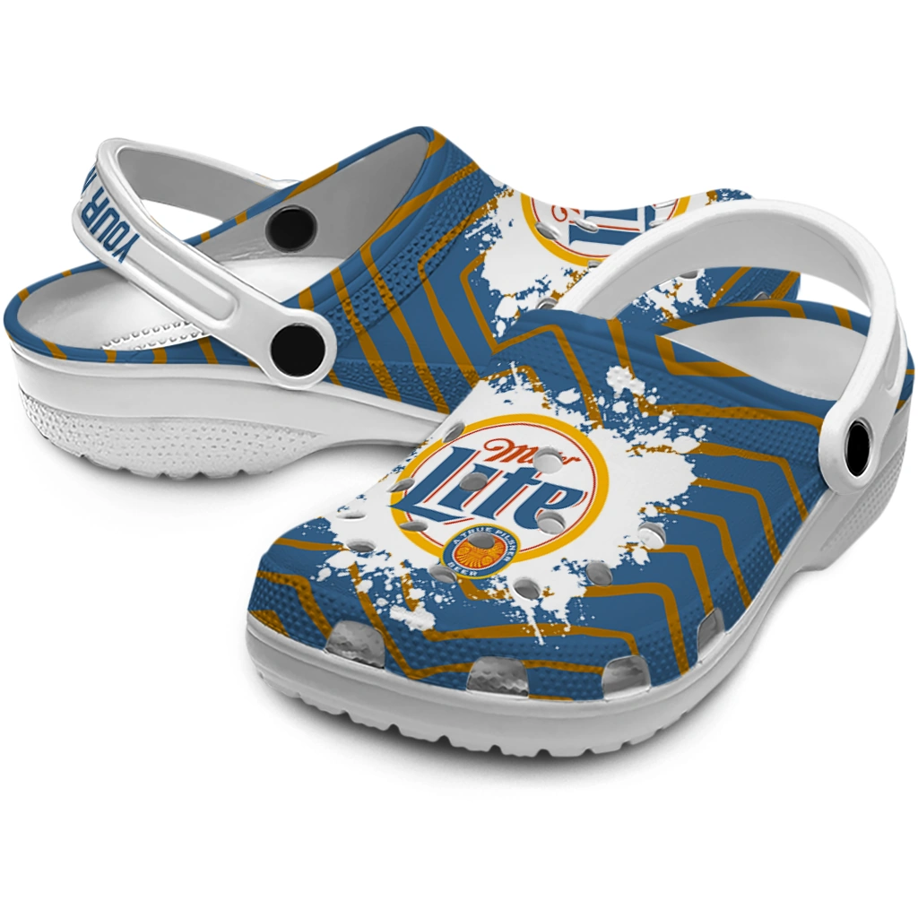 customized-miller-lite-brush-strokes-blue-orange-clogs-high-quality-hey-clogs.webp