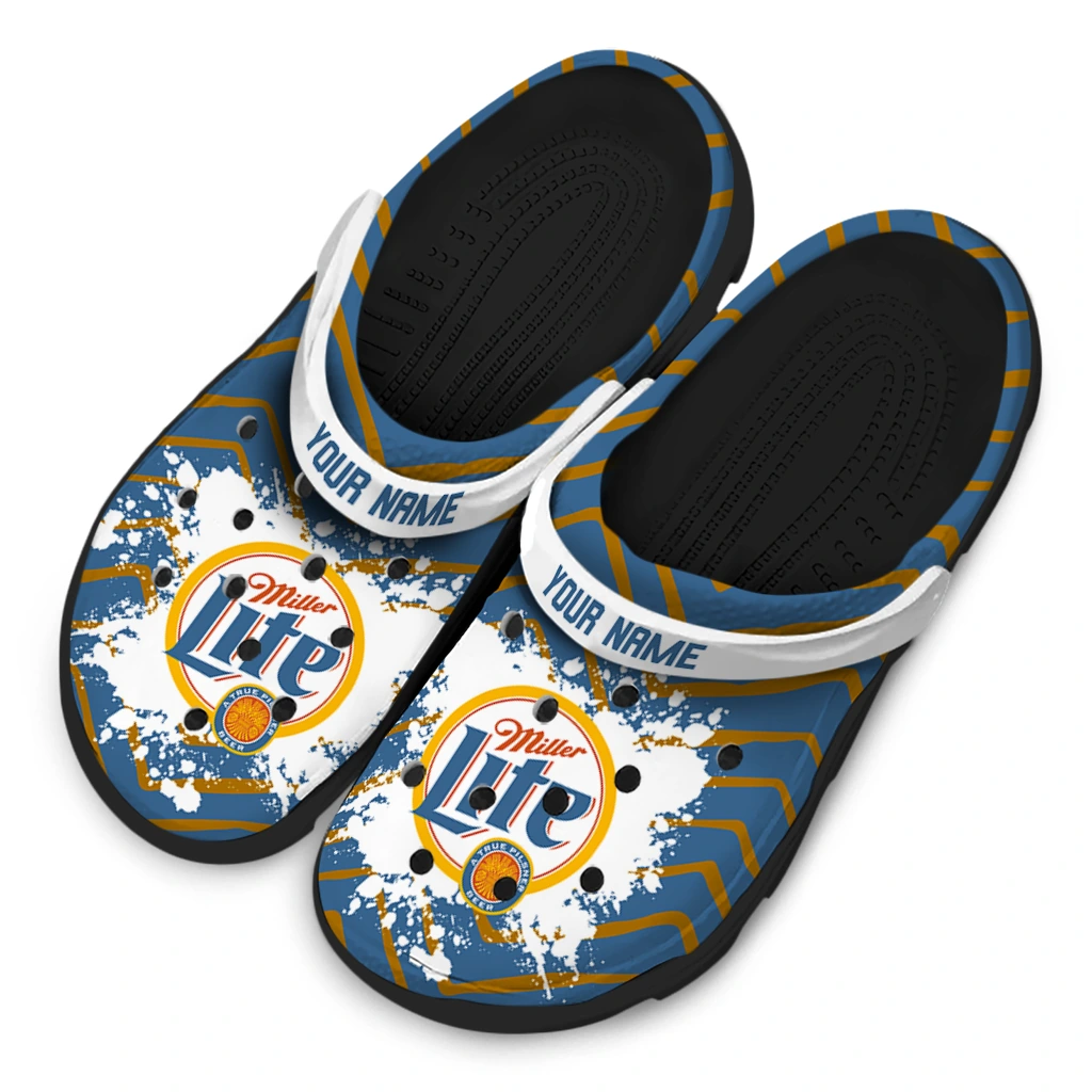 customized-miller-lite-brush-strokes-blue-orange-clogs-latest-model-hey-clogs.webp
