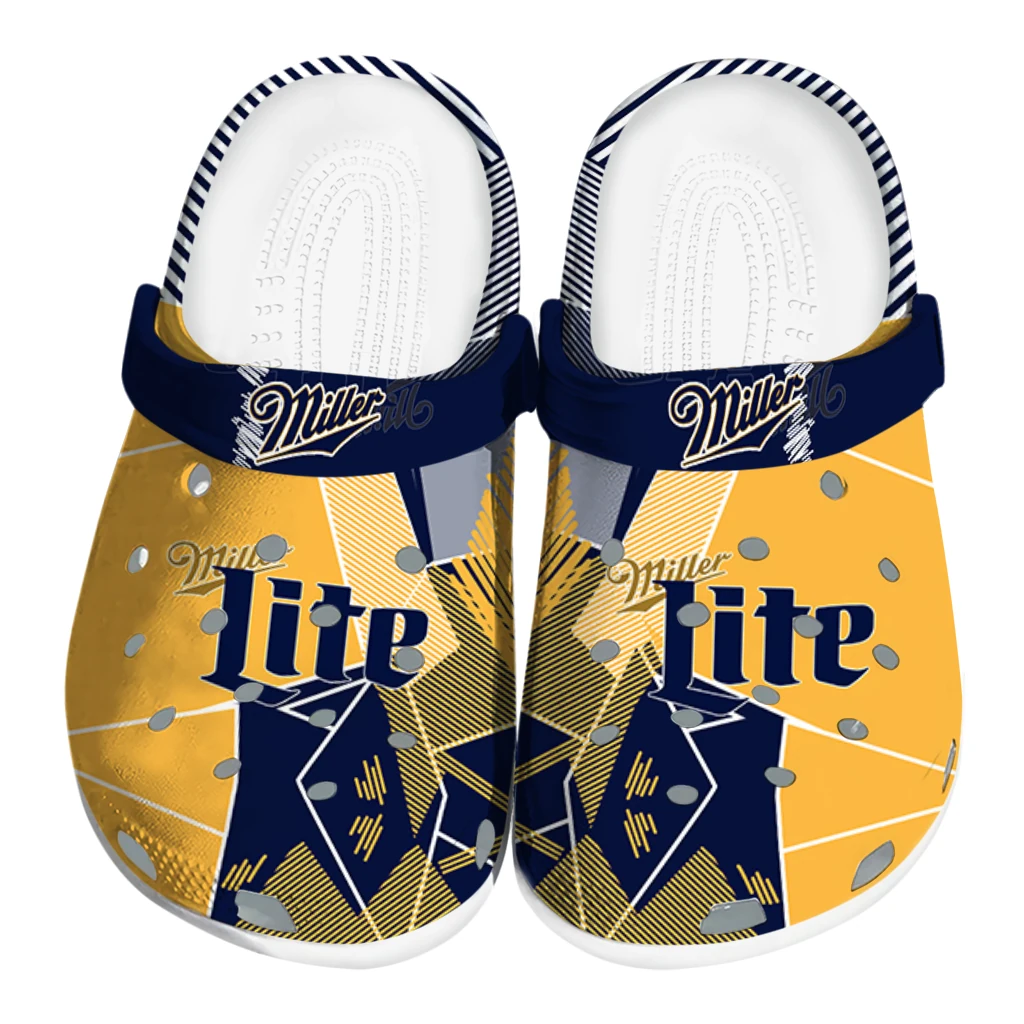 customized-miller-lite-geometric-shapes-yellow-blue-clogs-best-selling-hey-clogs.webp customized miller lite geometric shapes yellow blue clogs best selling hey clogs