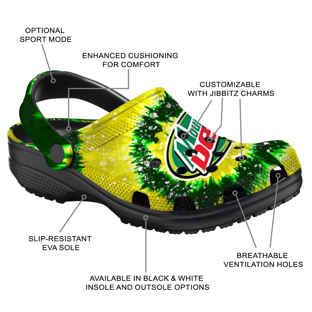 customized-mountain-dew-green-tye-die-yellow-green-clogs-new-arrival-hey-clogs.webp