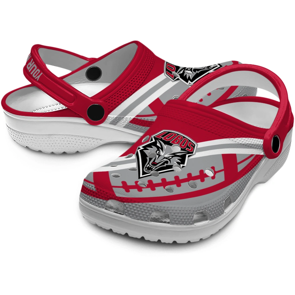 customized-new-mexico-lobos-football-motif-clogs-high-quality