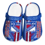 customized-new-york-rangers-contrasting-stripes-clogs-best-selling