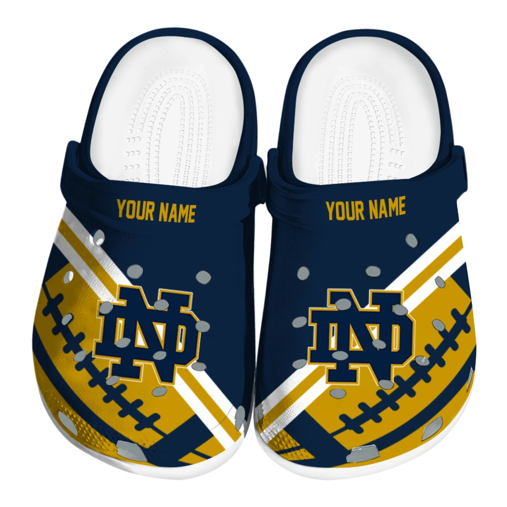 customized-notre-dame-fighting-irish-football-motif-clogs-best-selling customized notre dame fighting irish football motif clogs best selling
