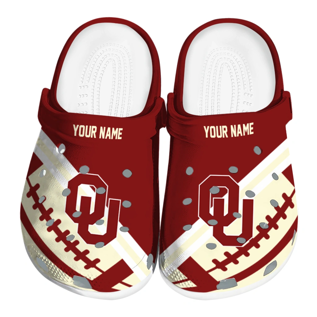 customized-oklahoma-sooners-football-motif-clogs-best-selling customized oklahoma sooners football motif clogs best selling