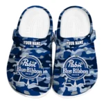 customized-pabst-blue-ribbon-camou-blue-gray-clogs-best-selling-hey-clogs.webp