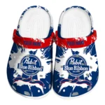 customized-pabst-blue-ribbon-splash-pattern-blue-white-clogs-best-selling-hey-clogs.webp