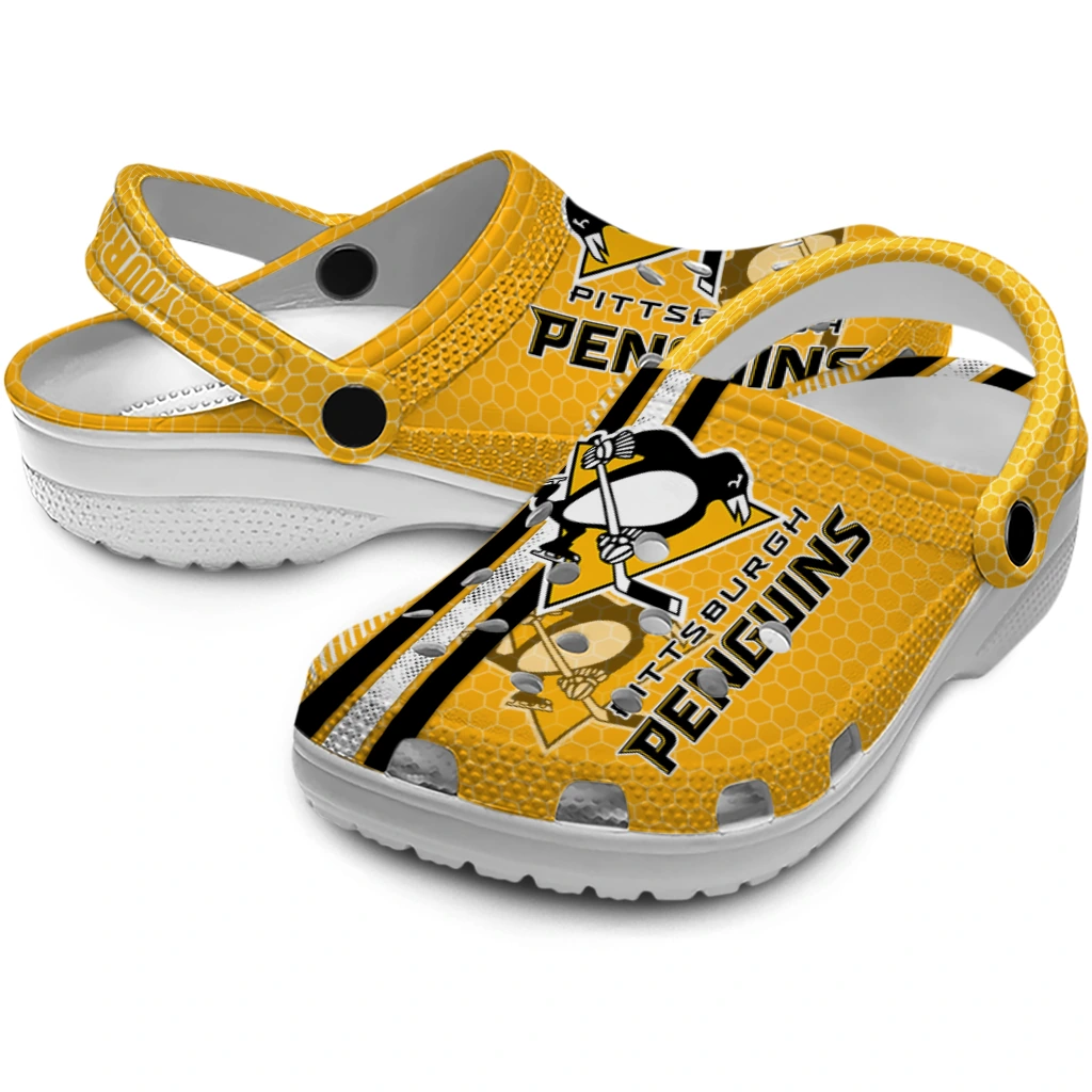 customized-pittsburgh-penguins-contrasting-stripes-clogs-high-quality