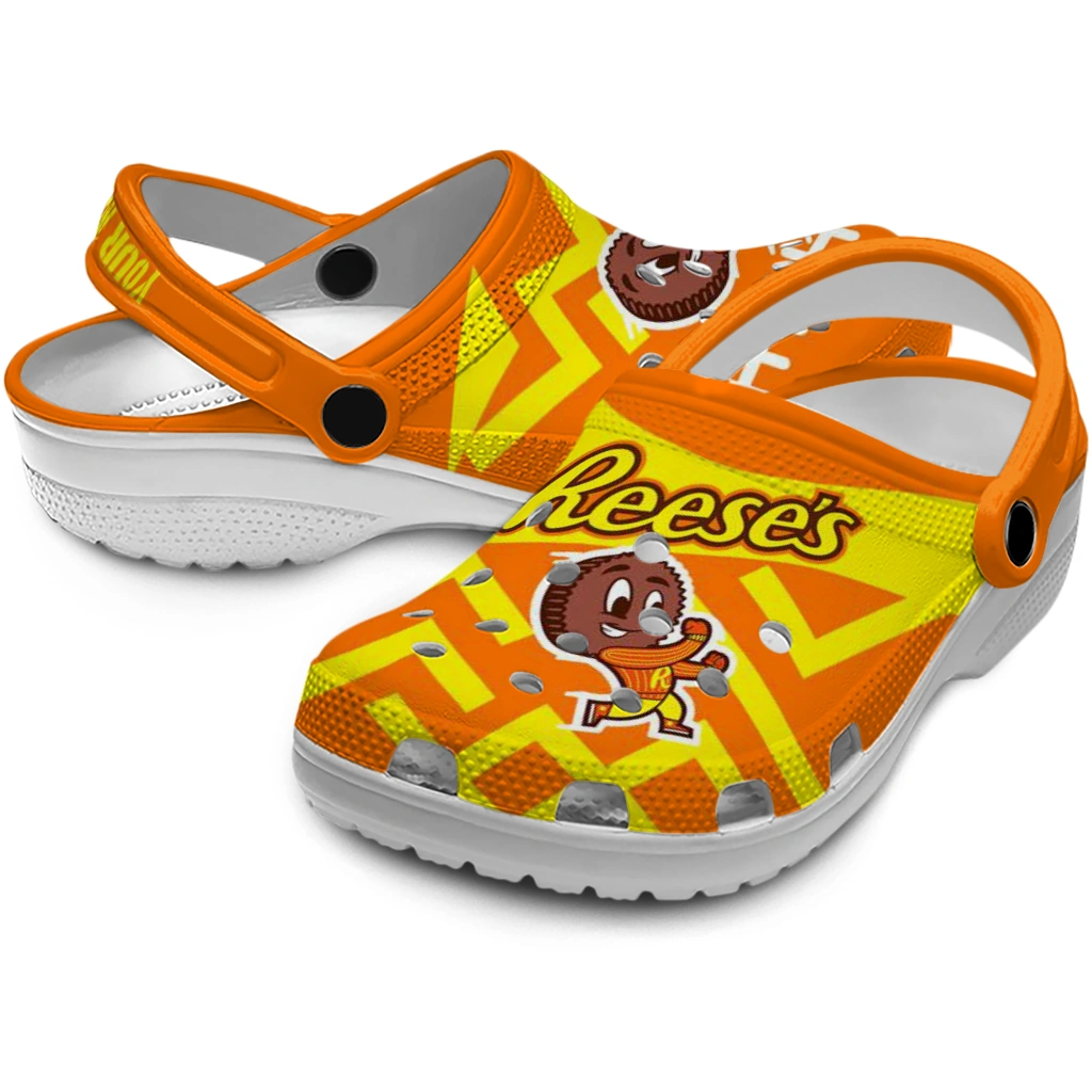 customized-reeses-mascot-orange-yellow-clogs-high-quality-hey-clogs.webp