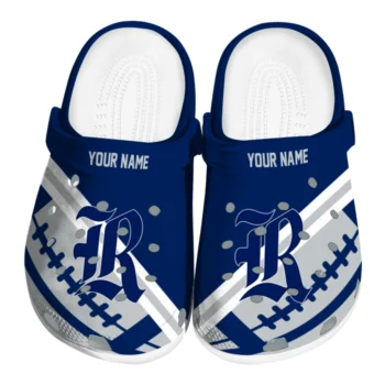 Customized Rice Owls Football Motif Clogs