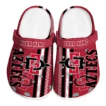 customized-san-diego-state-aztecs-contrasting-stripes-clogs-best-selling