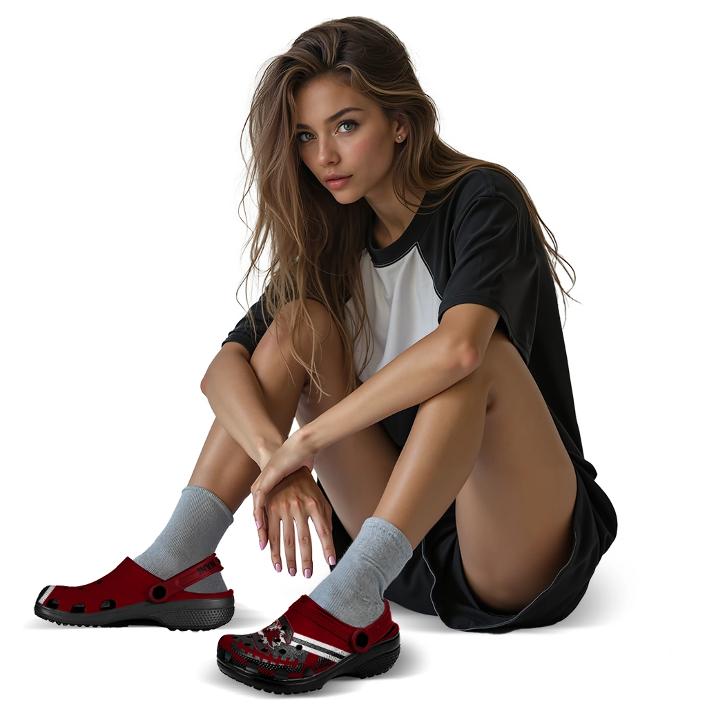 customized-south-carolina-gamecocks-football-motif-clogs-premium-grade