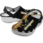 customized-southern-miss-golden-eagles-contrasting-stripes-clogs-best-selling