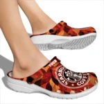 customized-starbucks-autumn-leaves-red-brown-clogs-best-selling-hey-clogs.webp