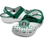 customized-starbucks-logo-dots-green-white-clogs-best-selling-hey-clogs.webp