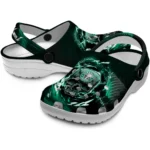 customized-starbucks-skull-surge-black-green-clogs-best-selling-hey-clogs.webp