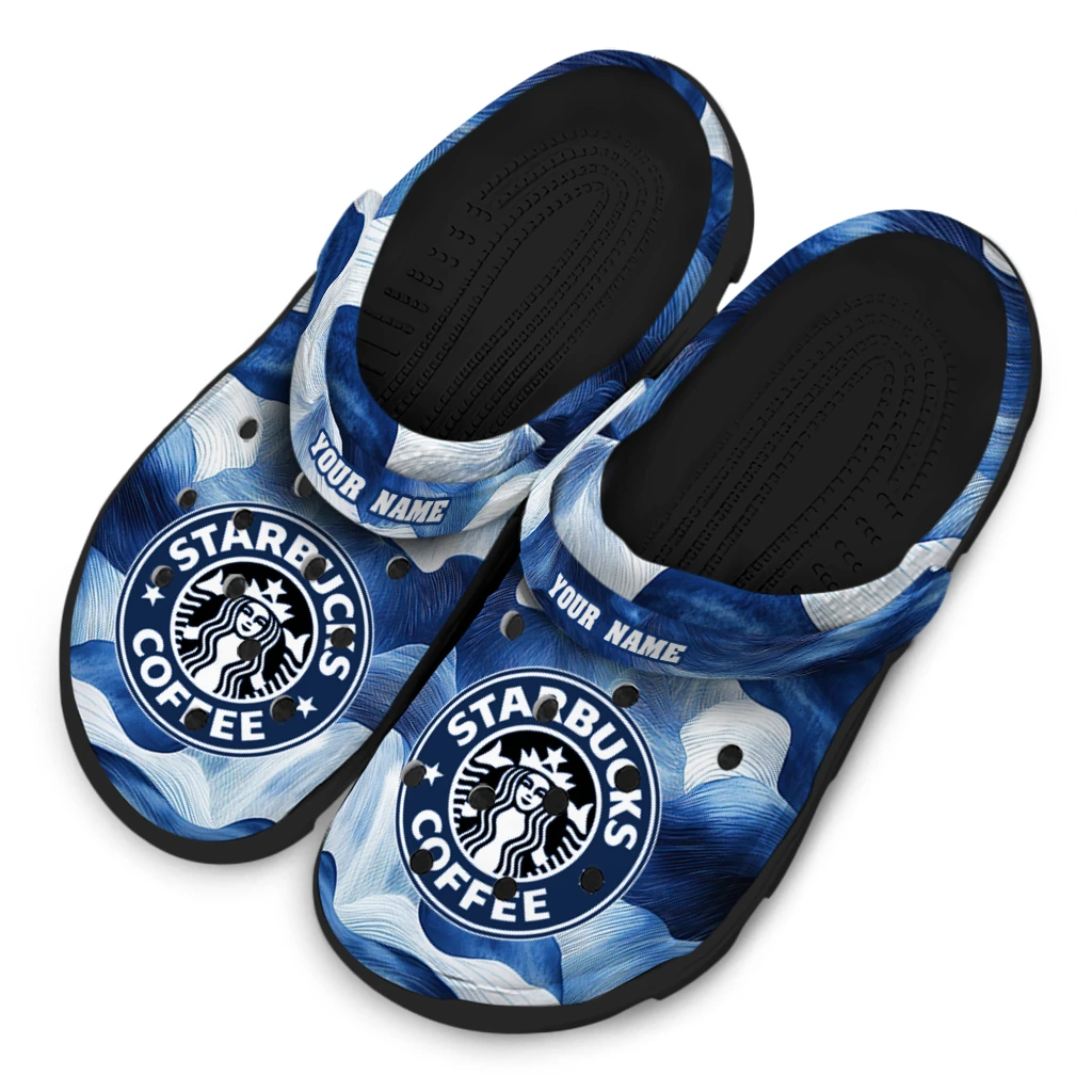 customized-starbucks-wave-pattern-blue-white-clogs-latest-model-hey-clogs.webp