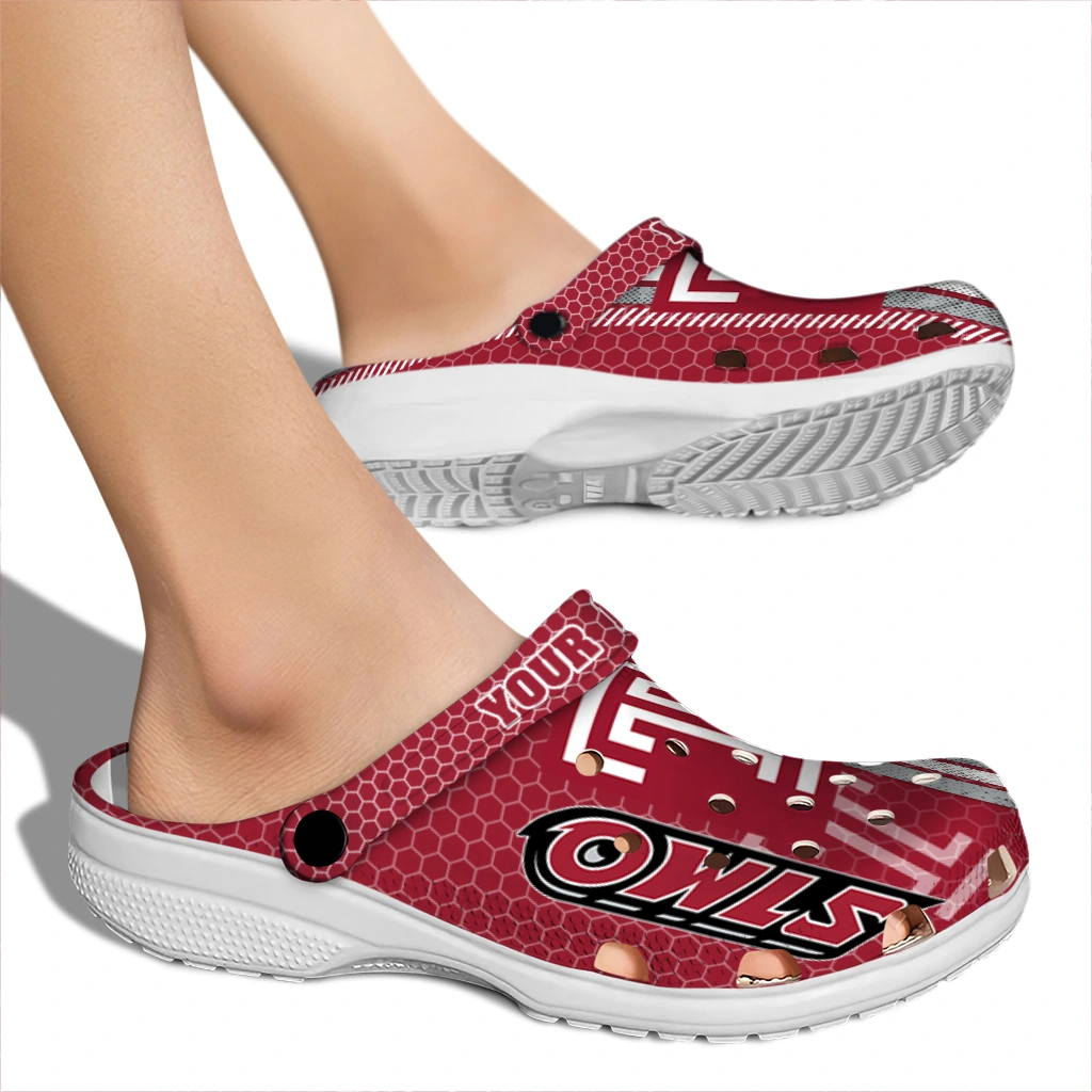 customized-temple-owls-contrasting-stripes-clogs-fashion-forward