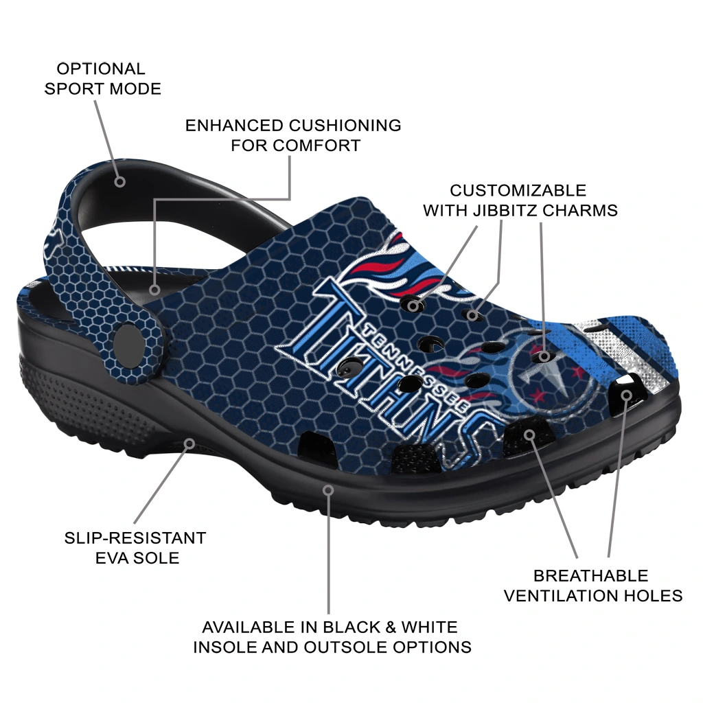 customized-tennessee-titans-contrasting-stripes-clogs-new-arrival