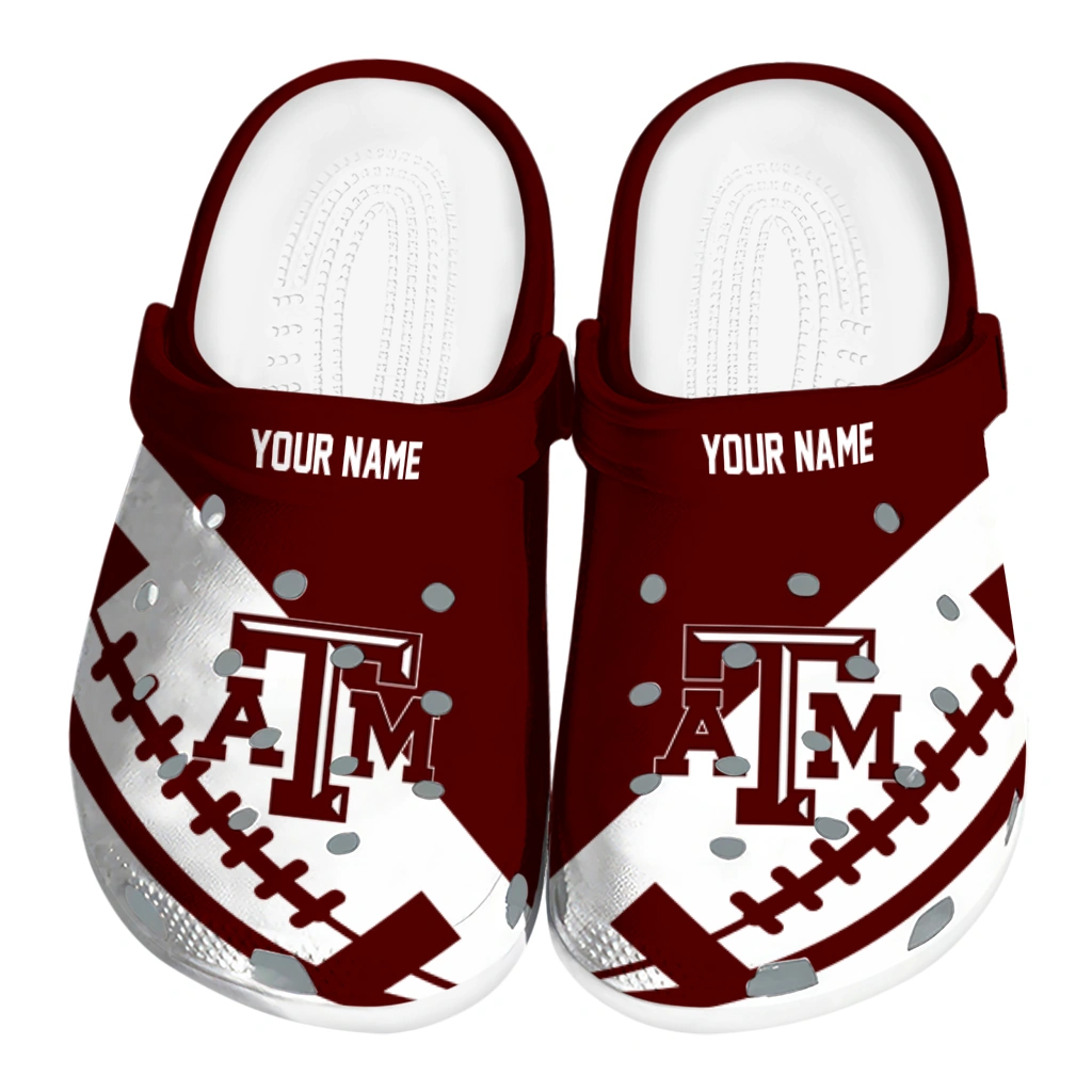 customized-texas-am-aggies-football-motif-clogs-best-selling customized texas am aggies football motif clogs best selling