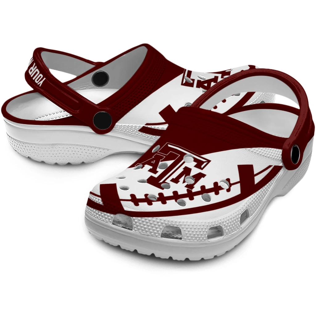 customized-texas-am-aggies-football-motif-clogs-high-quality